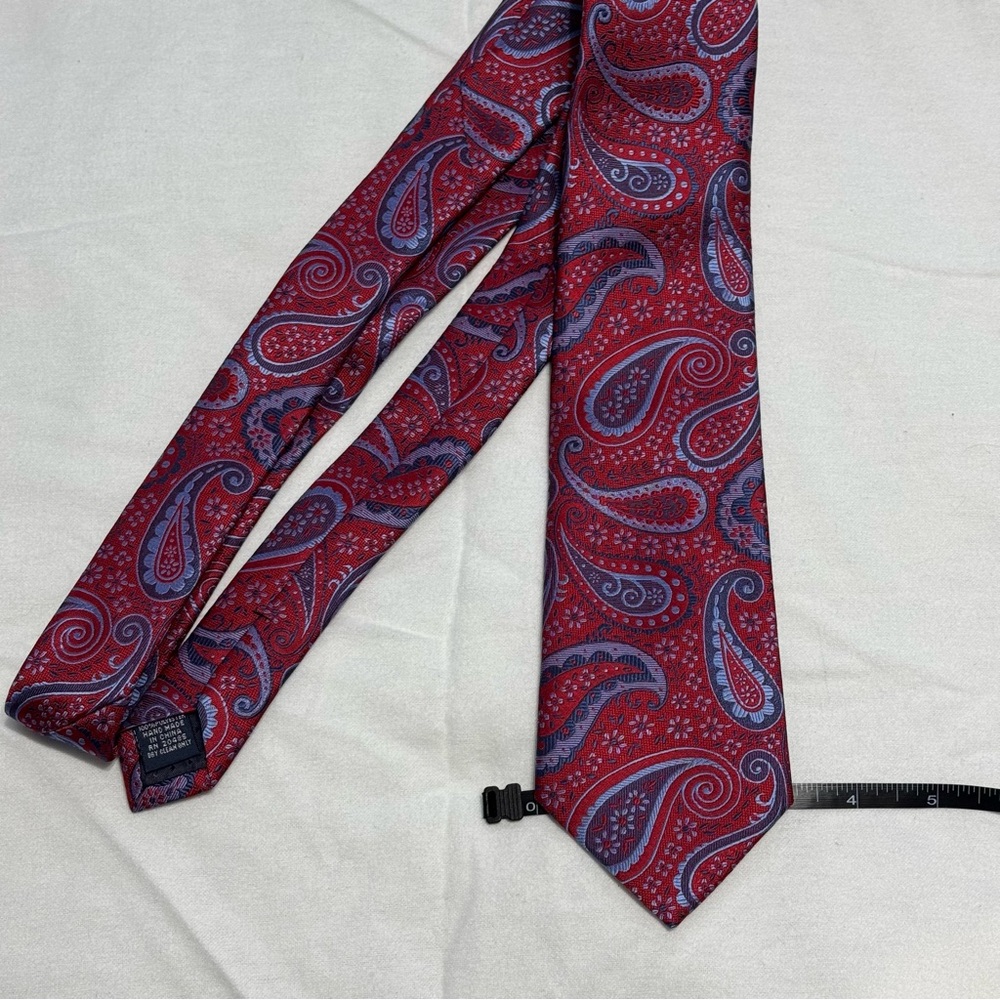 Paisley Red Tie